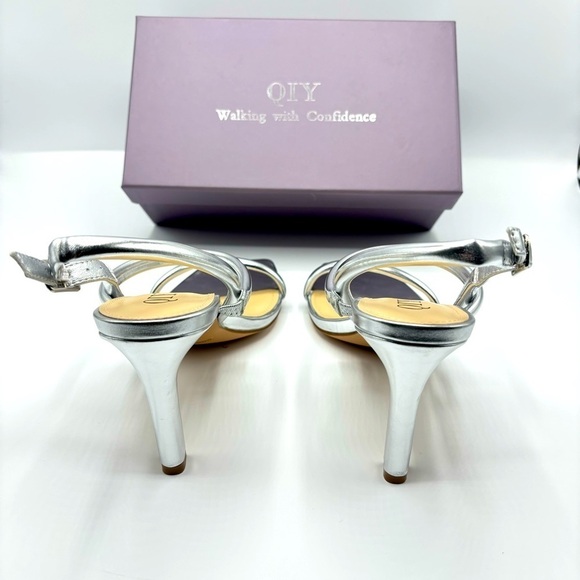 Womens Strappy Sandals Open Toe Ankle Strap Heeled Sandals High Heels Size 7 - Picture 3 of 11